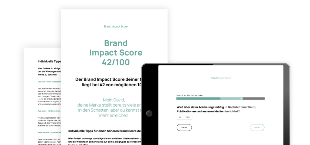 Markenwirkung messbar machen: Brand Impact Score Test und Ergebnis